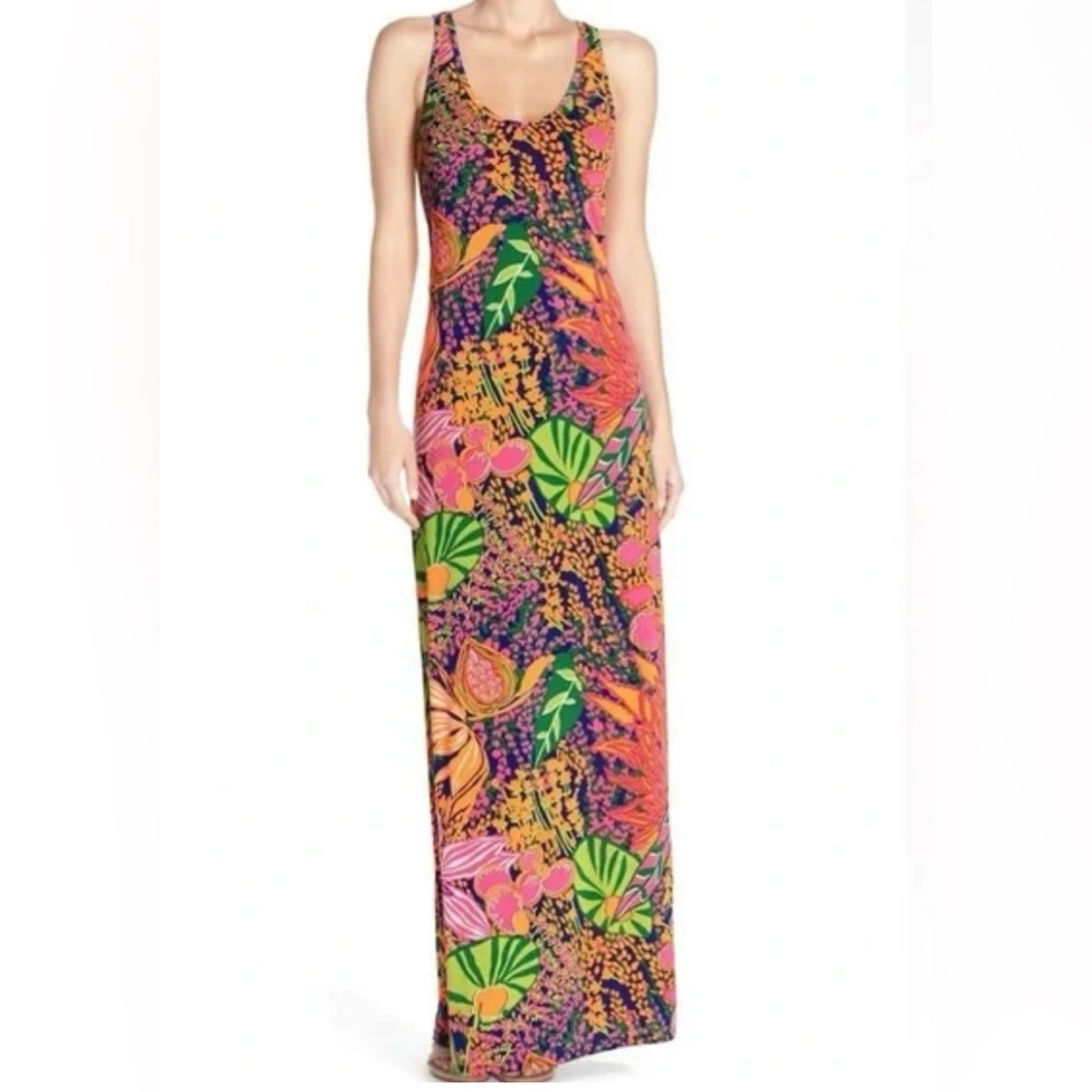 Trina Turk stretch maxi dress